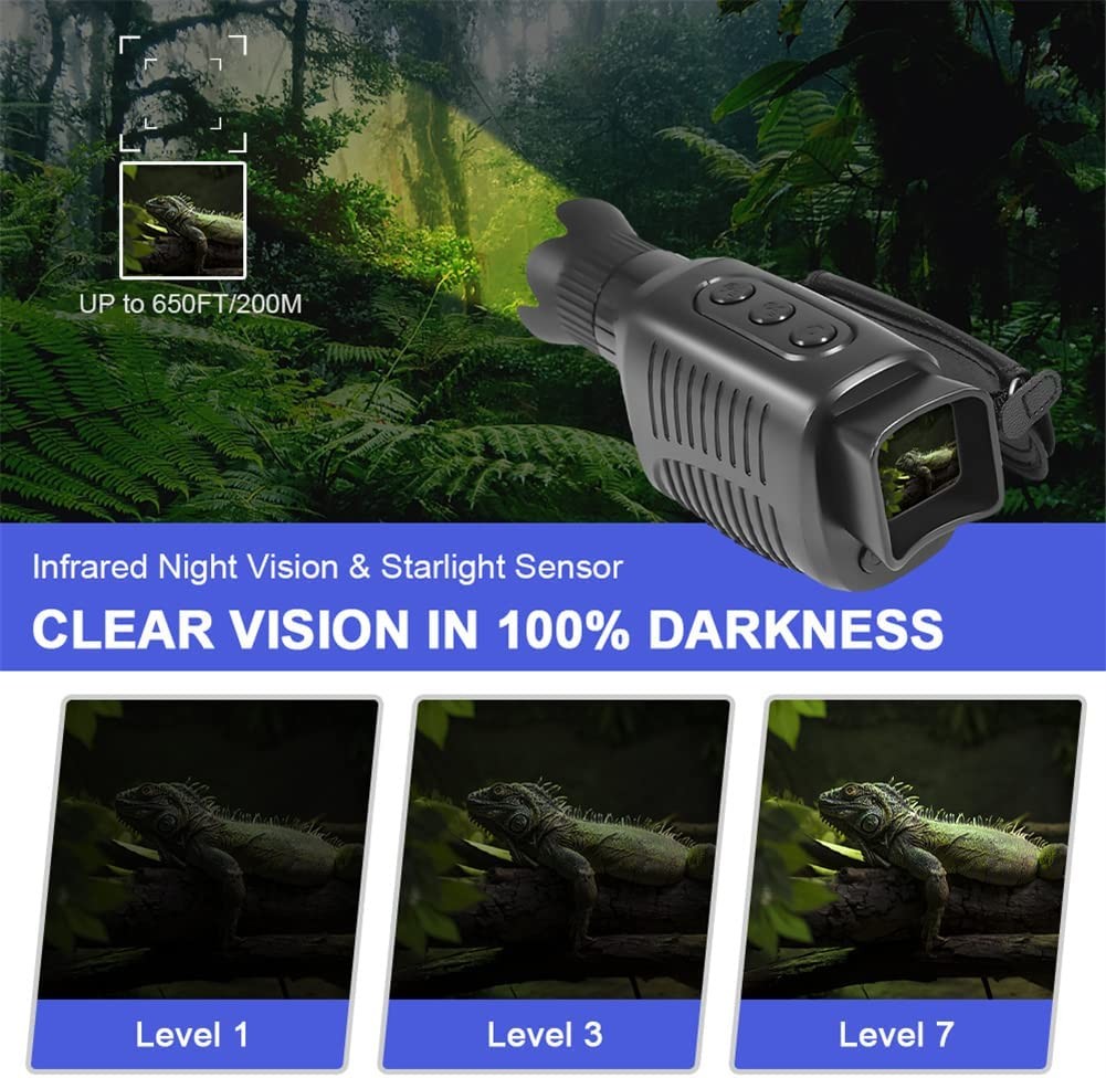 Mini Digital Monocular Night Vision Rechargeable Night Vision Goggles