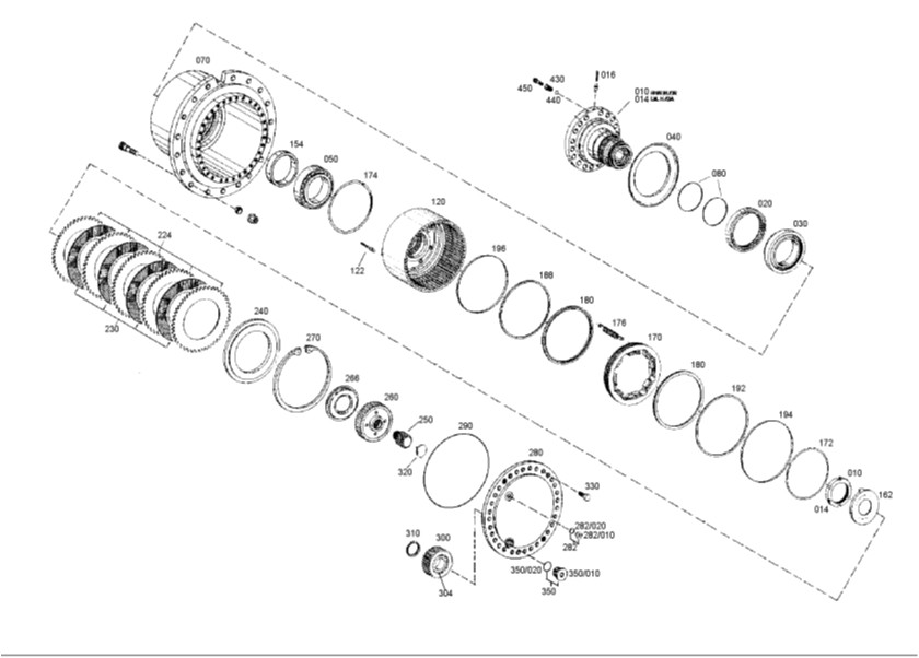 SP100079 ZF.0634313487 Sealing O Rings Grader Spare Parts