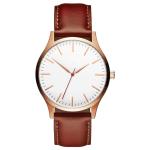 Business Style Minimalist Gents Dress Watches 3atm Water Resistant