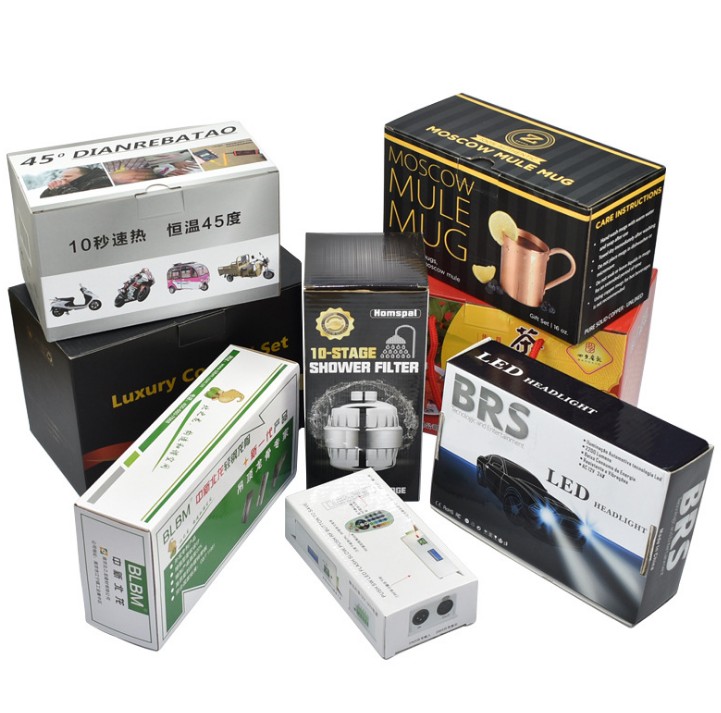 Foldable Cosmetic Paper Corrugated Gift Box Packaging Moistureproof