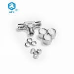 Forged Compression Pipe Fittings Stainless Steel Equal Tee For Gas / Oil