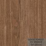 Engineered Wood Veneer EV Veneer Black Walnut Crown Cut Natural