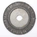 100*16mm Large Flat Stainless Steel Polished Wire Wheel Brush For Industrial