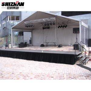 China 50x3mm Wooden Church Portable Stage Easy Install Event Aluminum Platform wholesale