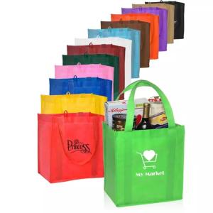 China Promotional Printing Non Woven 80GSM Reusable Shopping Bag wholesale