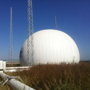 Double Membrane Biogas Holder Balloon Weatherproof For Agricultural Industrial