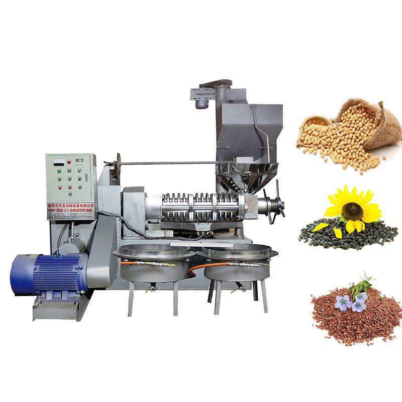 Automatic Cooking Sunflower Sesame Oil Machine Big Capacity 22KW Power