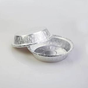 China 450ml Disposable Aluminium Food Container Tray Food Box With Lids wholesale
