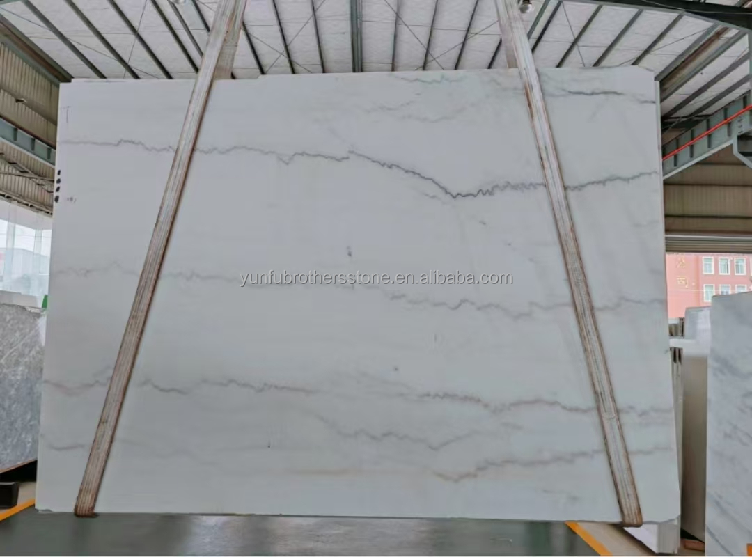 Honed Guangxi White Marble Quarry Modern Natural Block for Hotel Indoor Decorations