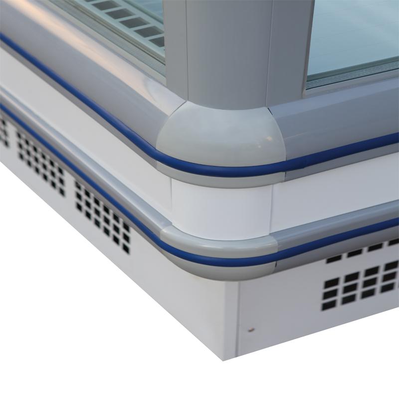 Seafood Supermarket Island Freezer -20°C Low Temperature Famous Brand Compressor