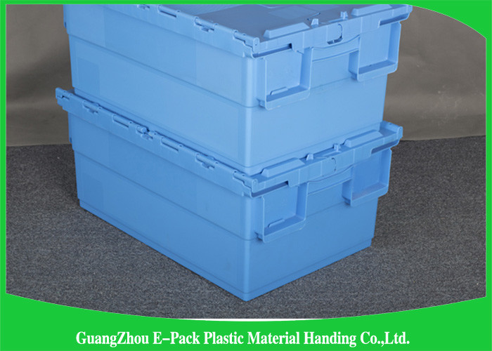 Customized Plastic Attached Lid Containers Storage Packaging Long Service Life