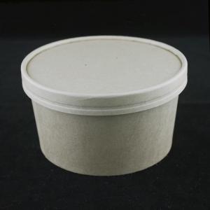 China Eco Friendly Paper Salad Bowls With Lids 1000ml Kraft Food Containers wholesale
