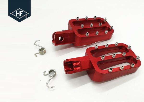 ATV Motorcycle Drag Racing Parts Pedals , Dirt Pit Bike Motorcycle Modification