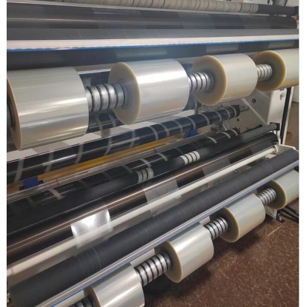 Clear on Clear Label Material 50um Clear BOPP PP Acrylic Glue Clear PET Liner WG4514