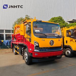 China Shacman Vacuum Sewage Suction Truck 4x2 Sewer Tank Truck Septic Tank Truck with High Pressure Water Cleaning On Sale wholesale
