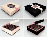 Pantone Color Square Corrugated Paper Gift Box Packaging ISO9001