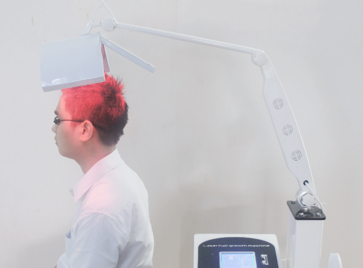 7 Inch Screen Laser Hair Regrowth Machine 650nm Laser Light Therapy For Hair Loss