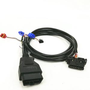 China Automotive Parts Obd2 Connector Cable Black Color With Iatf16949 Certification wholesale