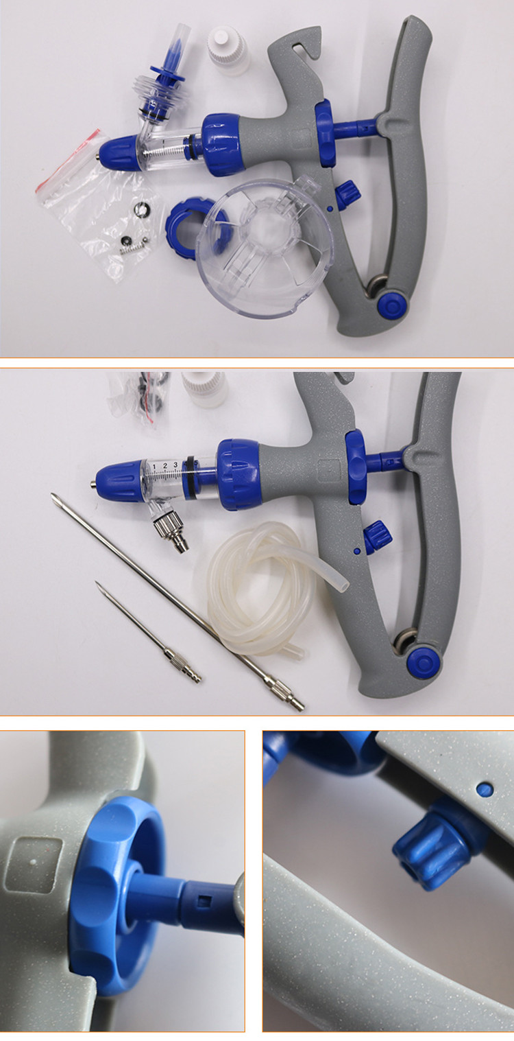 Livestock Continuous Veterinary Vaccine Syringe Injector 1ml 2ml