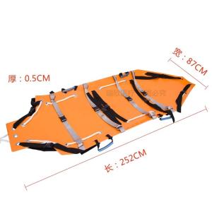 China Multifunctional Folding Rescue Stretcher Orange Collapsible Ambulance Stretcher wholesale