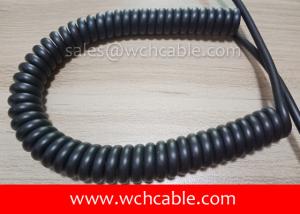 China UL21139 O&amp;M Manufactured Spiral Cable PUR Sheath Rated 60C 300V wholesale