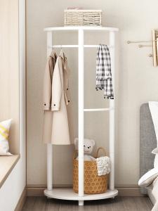 China Semicircular Corner Coat Rack Hanger Stand Clothing Display Rack wholesale