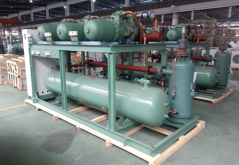 Refrigeration Cold Room Condenser With Multi Compressors 4 Hp 5 Hp