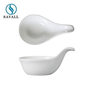 China Simple Bone China Caviar Serving Spoon Tableware Accessories wholesale