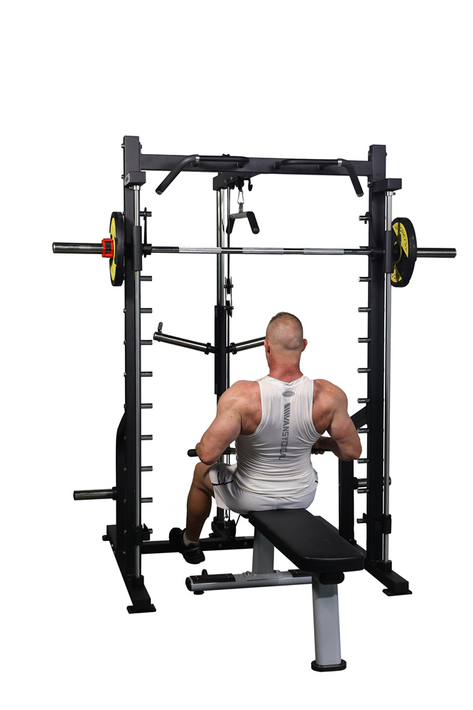 Exercise Weight Bench Chest Shoulder Training Rowing Squat Rack Functional Trainer Smith Machine