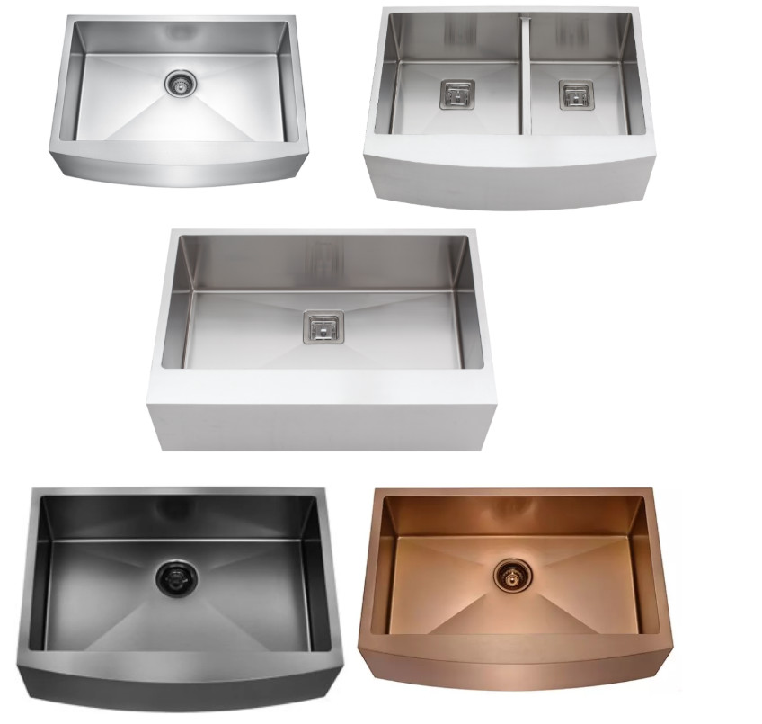 15MM Corner Radius Apron Stainless Steel Kitchen Sink 30 Inch