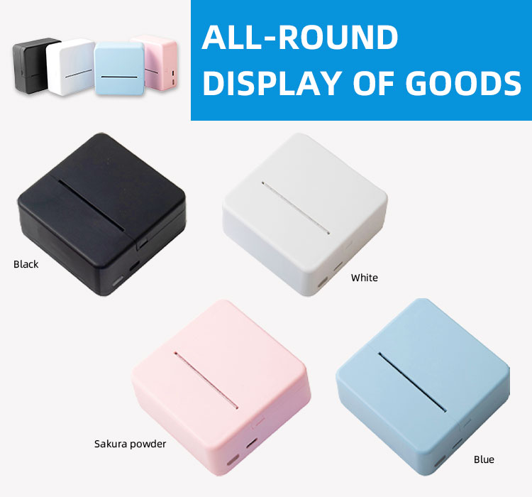 3 Inch Thermal Printer Wireless Bluetooth Bill Printer for iOS 8.0 and Newer Devices