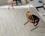 150cm Length Grey Wood Wall Tiles , 4Pcs 25cm Width Glazed Porcelain Wood Look