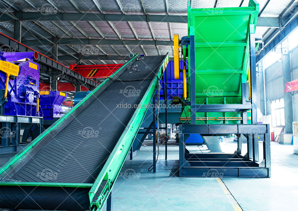 1000KG/H-10000KG/H Scrap Metal Crusher Copper Aluminum Radiator Shredder
