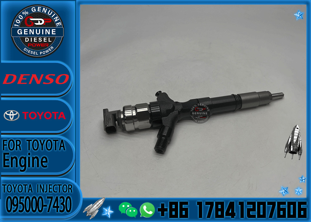 095000-7820 23670-39265 095000-7430 23670-39245 Original fuel Injector Nozzle For Toyota Hilux 1KD 2KD-FTV
