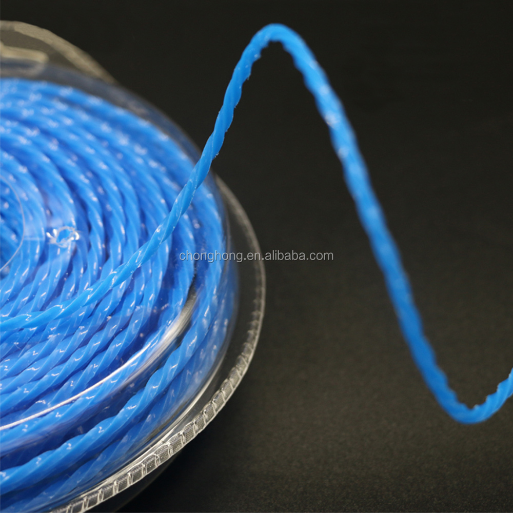 Brush Cutter Twist Round Low Noise High Abrasion Resistance Nylon Monofilament Trimmer Line