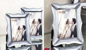 China Popular Silver Glass Photo Frame / Elegant Simple Glass Picture Frames wholesale