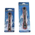 Silver Refrigeration Ratchet Wrench Double Ratchet Ring Spanners CT - 123L