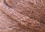 100% Polyester Spandex Long Pile PV Plush Fabric Knitting