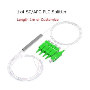 China 1x4 PLC Fiber Splitter Mini Module 900um SC/APC Singlemode wholesale