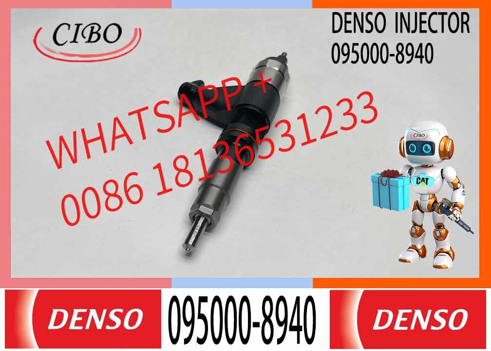 Factory Stock Genuine 095000-8940 Injector for Car Diesel Engine New Condition Common Rail RE530366 DZ100214 Model