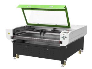 China Auto Feeding 60W 80W CO2 Laser Engraving Cutting Machine For Rolled Fabric Cloth Leather wholesale
