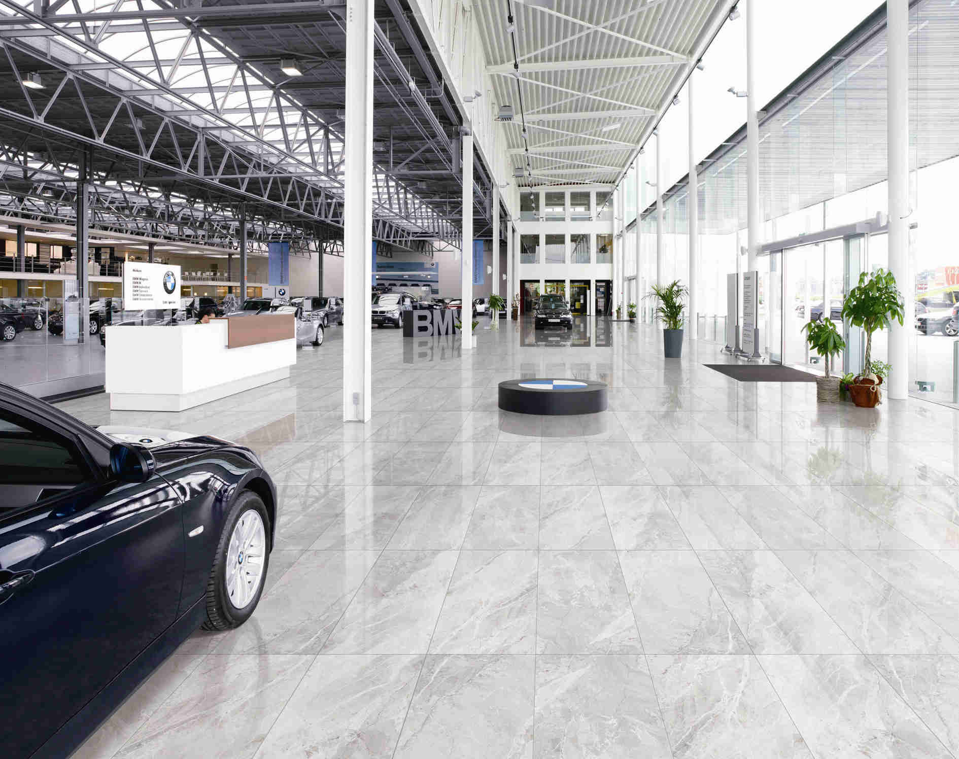 Durable Full Glazed Marble Look Porcelain Tile For Hotel / Office