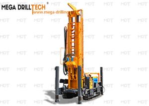 China Commercial Water Well Hydraulic Crawler Drilling Rig With Adjustable Velocity wholesale
