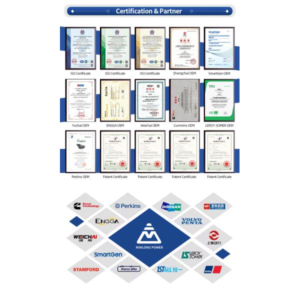 Intelligent 375 Kva Diesel Generator Set 30Kva Diesel Generator 60Kw