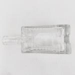 High White Glass Material 750ml Beer Bottle Engraved Square Spirits Glass for