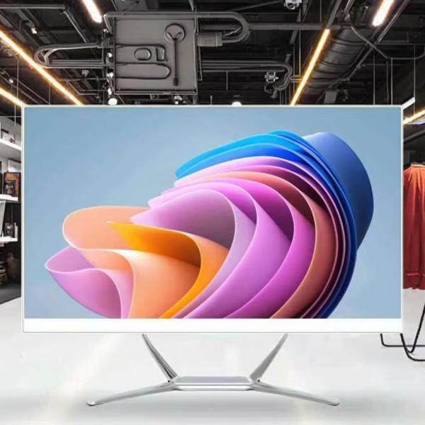 IBoard Wholesale Factory Outlet Capacitive 10 Touch 21.5'' 23.8'' 27'' 32 Inch Desktop Monitor With Built In 13MP Webcam All-In-One Android And Win