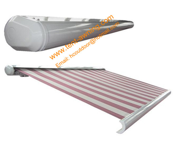 Outdoor Luxury Patio Motorized Full Cassette Retractable Awning Cusomized Sizes