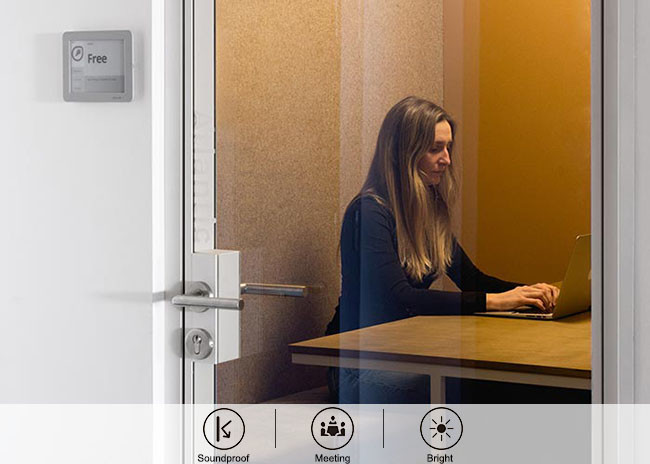 Support Installation Of Various Devices Office Pods For Exhibition Showing Accessories Soundproof