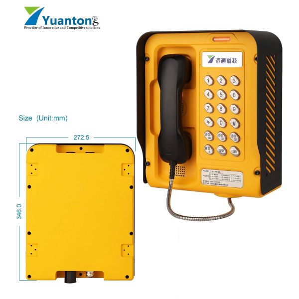 IP68 Weatherproof Industrial Telephone with Magnetic Handset and Telescopic