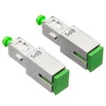 Metal Sc APC Fiber Optic Attenuator Single Mode Male To Female 3dB 5dB 10dB